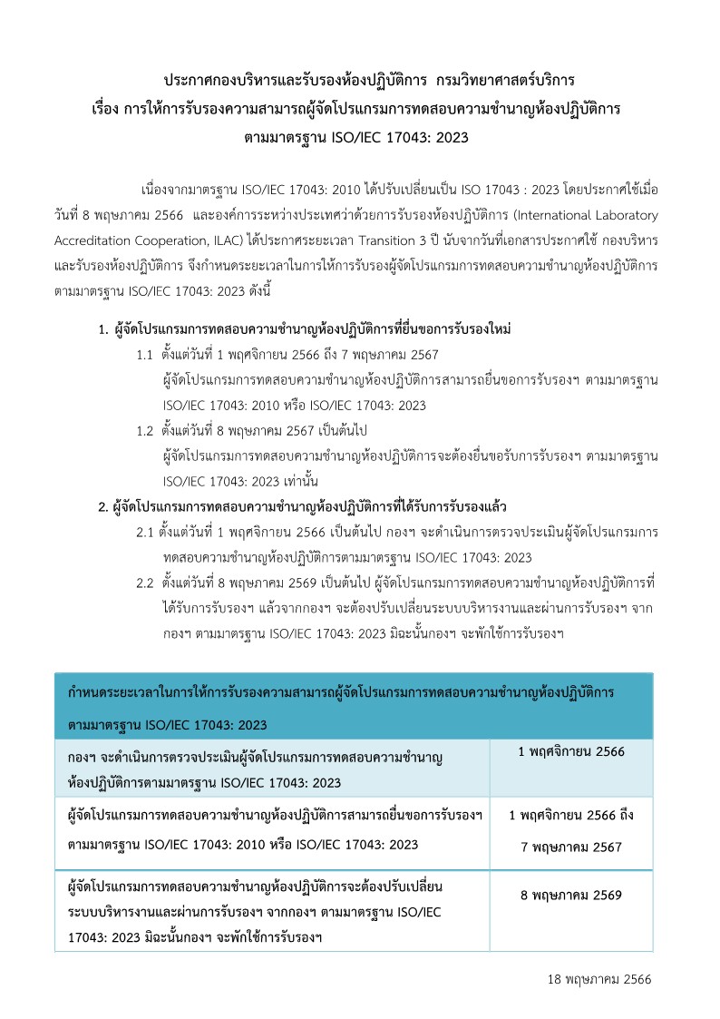 Transition_ISO_IEC_17043-2023_THAI